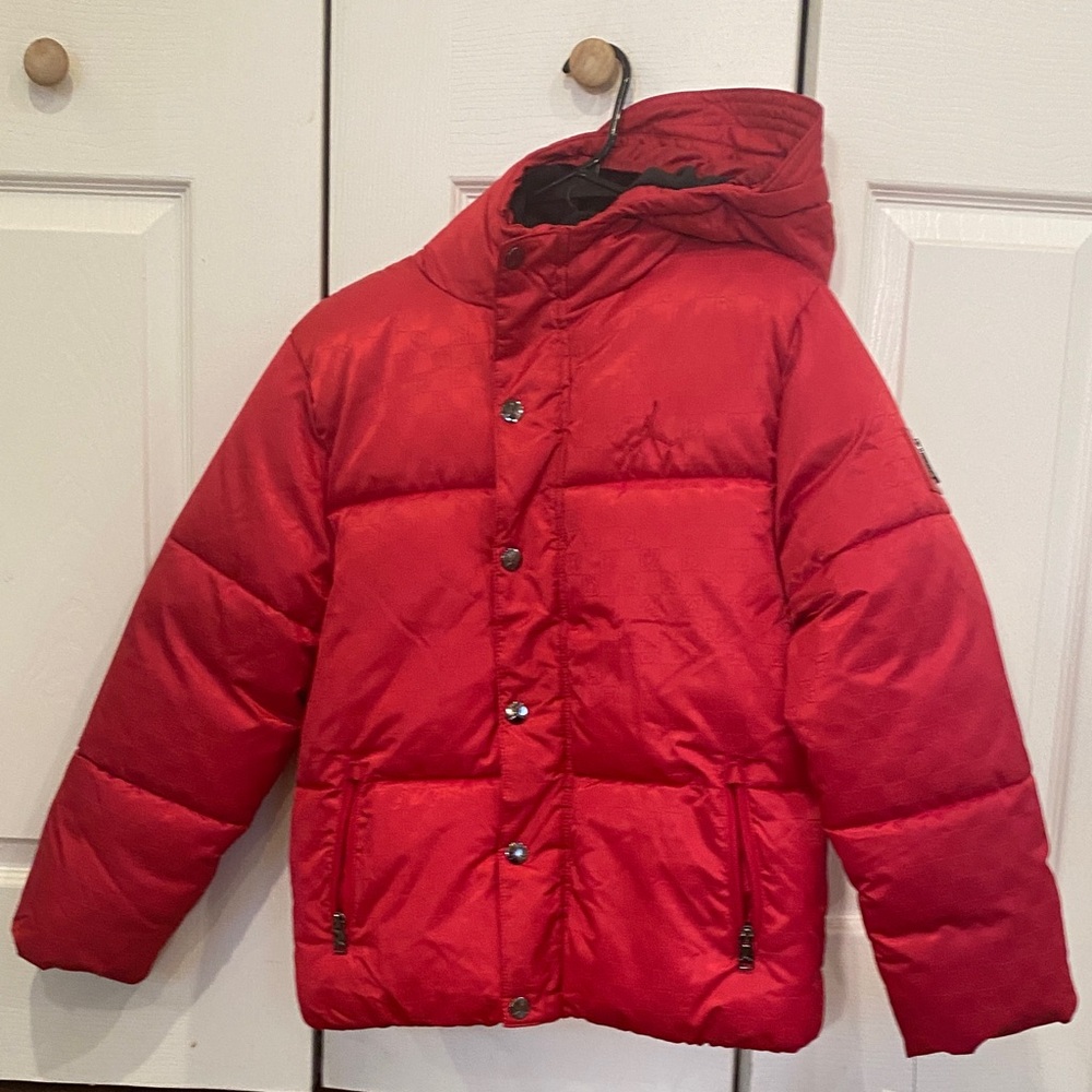 Jordan Kids Bright Red Puffer Jacket